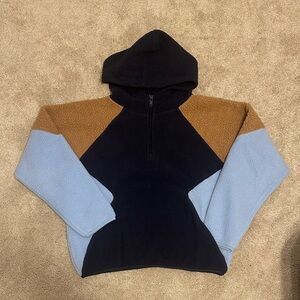American Eagle Color Block Quarter Zip